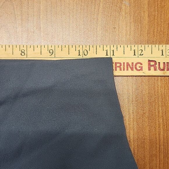 ALO Yoga Leggings High Waist Ribbed Mesh Ankle Length Sz XSmall Gray #3158 - Picture 6 of 9